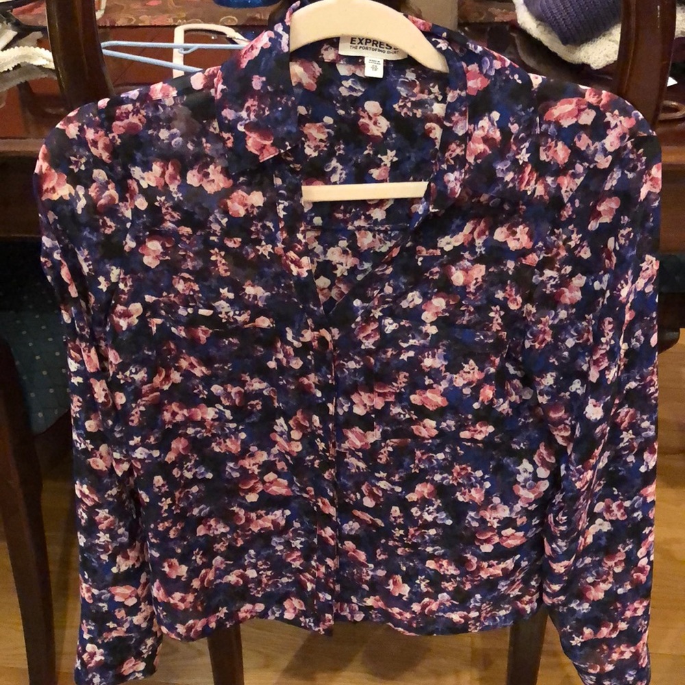 Express floral blouse